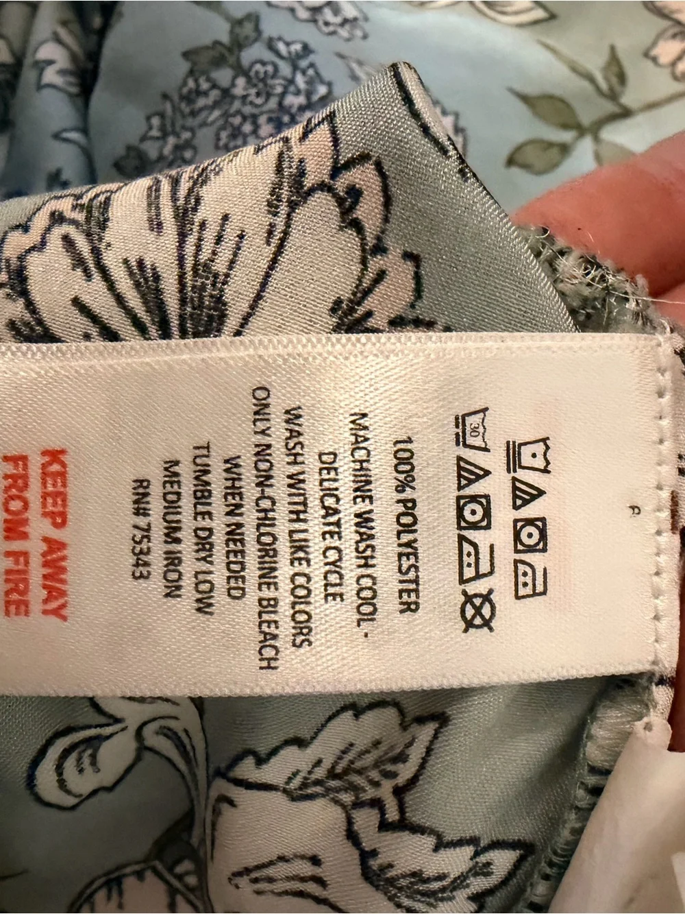 Joie Floral Satin Pajama Lounge Set Size Small